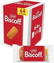 "Lotus Biscoff" karamelizuoti sausainiai atskirai supakuoti sausainiai 2 pakuotėse Tik natūralūs ingredientai Vegan 64 maišeliai 992 g