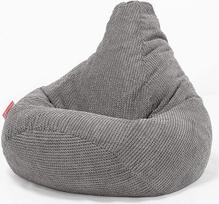 "Lounge Pug", žaidimų kėdė "Bean Bag Chair Pom-Pom Anthracite