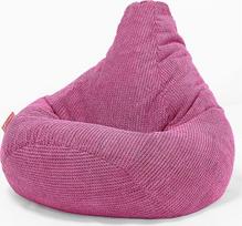 "Lounge Pug", žaidimų kėdė "Bean Bag Chair Pom-Pom Pink
