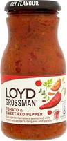 "Loyd Grossman" makaronų padažas - pomidorų ir saldžiųjų raudonųjų pipirų (350g) - 2 pakuotės