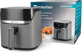 "M mimotec Biota Touch Air Fryer" 5,7 l - orkaitė be aliejaus, 1700 W, 8 meniu, jutiklinis ekranas, reguliuojamas laikmatis nuo 60 minučių, 80-200 °C, riebalų kiekio mažinimas, sveikas maistas