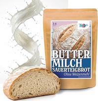 "Marcel's Buttermilk Bread" - duona su rūgpieniu be kvietinių miltų (1200 g 3-4 duonoms) | Duonos kepimo mišinys su rūgpieniu ir ruginiais miltais | Sultinga ir lengvai virškinama | Paruošiama per 1 minutę