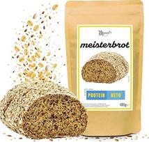 "Marcel's Master Bread" - duonos kepimo mišinys švelniai saulėgrąžų duonai (400 g) | 50 % mažiau angliavandenių | Keto, veganiška greito kepimo duona | Išlieka šviežia 10 dienų - paruošiama orkaitėje per 1 minutę