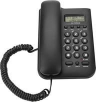 "Mavis Laven" laidinis telefonas, laidinis sieninis telefonas, fiksuotojo ryšio telefonas su skambinančiojo atpažinimo funkcija, nereikalaujantis kintamosios srovės maitinimo, skirtas namams, viešbučio biurui, juodas