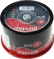 "Maxell" DVD-R tušti diskai 4,7GB 16 x 50 vnt.