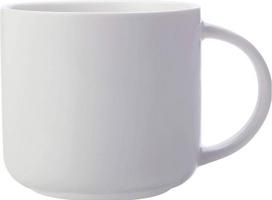"Maxwell & Williams White Basics" AY0354 Apvalus puodelis, klasė, porcelianas, baltas, 450 ml