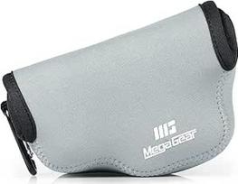 "MegaGear" itin lengvas neopreninis fotoaparato dėklas, suderinamas su Nikon Z30 (16-50 mm) (pilkas)