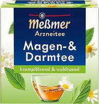 "Meßmer" skrandžio ir žarnyno arbata | Antispazminė ir raminanti | 9 arbatos maišeliai | Be glitimo | Be laktozės | Vegan