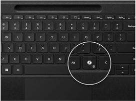 "Microsoft Surface Pro Flex" klaviatūra (ZRA-00005)・Klaviatūra