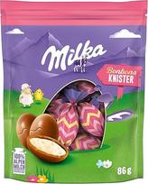 "Milka" saldainiai "Crinkle" 1 x 86 g I Velykų šokolado pakuotė I skirta velykiniam lizdui ir slėptuvei I Velykų saldainiai pagaminti iš 100 % Alpių pieno šokolado