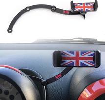 "Mini Cooper" mobiliojo telefono laikiklis Sulankstomas nematomas 360 laipsnių pasukimo automobilinis telefono GPS laikiklis "Mini Cooper