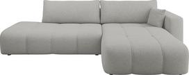"Mirjan24 Furyn O" kampinė sofa su lovos dėže, kampinė sofa su miegamąja funkcija, svetainės kraštovaizdžio lovos funkcija, dizaino L formos sofa, minkštas audinys (Velo 633, šonas: dešinysis)