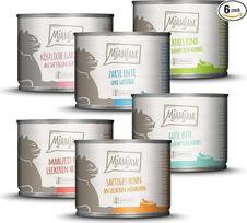 "MjAMjAM" - "Premium" drėgnas ėdalas katėms - bandomoji 6 pakuočių pakuotė (6 x 200 g), be grūdų, su papildoma mėsa