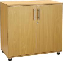 "MMT Furniture Ltd" buko spinta - universali spinta - 2 durų biuro spinta - segtuvų biuro spinta su lentynomis - sandėliavimo spinta (80D x 45W x 73H col.)