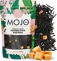 "Mojo Tea Caramel Candy" juodoji arbata 50g - aromatizuota juodoji arbata su irisų ir karamelės gabalėliais - saldi kreminė desertinė arbata