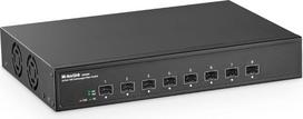 "MokerLink" 8 prievadų 10G SFP+ nevaldomas šviesolaidinis komutatorius, 1G/10G SFP lizdas, 160Gb/s pralaidumo juostos plotis, stalinis, į stovą montuojamas tinklo komutatorius