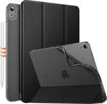 "MoKo" dėklas, suderinamas su "iPad Air" 4 kartos 2020 m. ir "iPad" 10,9 colio, [palaiko "iPencil 2" įkrovimą], išmanusis trigubas stovas su minkštu TPU, matinis, permatomas galinis dangtelis, automatinis pabudimas/užmigimas