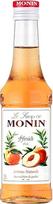 "Monin" persikų sirupas (1 x 0,25 l) - sirupas kokteiliams, kokteiliams ir šaltai arbatai - vaisių sirupas Bellini, gazuotiems gėrimams ir desertams