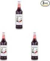 "Monin" sirupas "Grenadine" (1 x 1,0 l) - universalus vaisių aromatas kokteiliams, desertams ir gėrimams (3 vnt.)