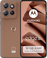 "Motorola edge50 neo" išmanusis telefonas 6,36" Super HD ekranas, 50 MP kamera su "Moto AI" 8/256GB 4310 mAh "Android" 14 Mocha Mousse (veganinė oda) + apsauginis dangtelis
