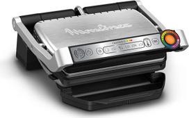 "Moulinex Optigrill+ GI712D" vidaus elektrinis grilis, idealiai tinkantis mėsai, žuviai ir daržovėms kepti, kepimo indikatorius ir 6 automatinės programos, nepridegančios plokštės,