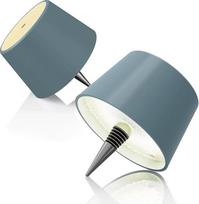 "MU LIN" butelio lempos priedas LED įkraunamas juodas, IP54 vandeniui atsparus butelio gaubtas, baterijos lempa buteliui LED USB, 3 spalvų temperatūros ir reguliuojamas apšvietimas, jutiklinis valdymas, skirta restoranui, barui, balkonui