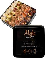 "Mughe Gourmet Deluxe Selection Turkish Delights Pistachio 1000g Gift Tin Traditional Mixed Lokum Sultan" - Halal ir vegetariškas - puikiai tinka ypatingoms progoms (dvisluoksnis)
