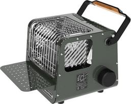 "Naturehike 2-in-1" nešiojamas šildytuvas ir viryklė, dujinė viryklė, suskystintos dujos, palapinių šildytuvas, reguliuojama temperatūra, apsauga nuo viršįtampių (žalias)