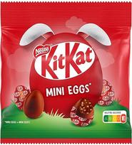 "Nestlé KitKat" mini kiaušiniai, maži šokoladiniai kiaušiniai iš pieniško šokolado, su kreminiu įdaru ir traškiais gabalėliais, pakuotė po 1 (1 x 89 g)