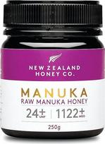 "New Zealand Honey Co. Manuka Honey MGO 1122+ / UMF 24+ Aktyvus ir žalias Made in New Zealand Sertifikuotas metilglioksalio kiekis 250 g
