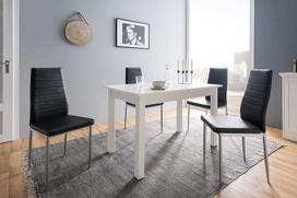 "Newfurn" valgomojo stalas Baltas valgomojo stalas Virtuvės stalas II 120 x 76,5 x 70 cm (plotis x aukštis x gylis)
