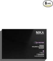"Nika" spindesio suteikianti priemonė sausiems ir pažeistiems plaukams nuo senėjimo 6 buteliukai x 13 ml su hialurono rūgštimi ir deimantų milteliais