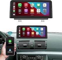 "Ninetom" 10,25 colių automobilinio radijo imtuvo jutiklinis ekranas, skirtas 2004-2008 m. BMW 1 serijos E81/E82/E87/E88 su CCC sistema, palaiko "Apple CarPlay"/"Android Auto"/"Mirrorlink"/"Navigaciją", atnaujina automobilio stereosistemą