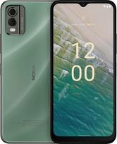 "Nokia C32" 6,5" HD+ išmanusis telefonas su 4GB RAM/64GB ROM, 50MP/8MP kameromis, 5000 mAh 3 dienų baterija, grūdinto stiklo nugarėlė, IP52 reitingas, pirštų atspaudų jutiklis ir veido atrakinimas, "Android 13",