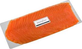 "Nordland-Lachs" 400 g rūkytos lašišos | Škotiška lašiša - rankomis išfiltruota, rūkyta, supjaustyta smulkiausiais griežinėliais