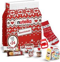 "nutella" Advento kalendorius 2024 - šokoladinis Advento kalendorius su 24 šventiniais skanėstais ir "Nutella" mini dovanėlėmis vaikams ir suaugusiesiems