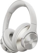 "OneOdio A10" "Bluetooth" ausinės per ausis su hibridiniu aktyviuoju triukšmo slopinimu, iki 62 valandų, belaidės Hi-Res Audio ausinės, gilūs bosai, mikrofonas kelionėms, namams, biurui (pilkai baltos spalvos)