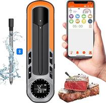 "Onherm" išmanusis belaidis mėsos termometras 152 m "Bluetooth" grilio termometras su ekranu, atsparus karščiui iki 275 °C, skaitmeninis virtuvės termometras, skirtas orkaitėms, kepsninėms, kepsninėms, kepsninėms