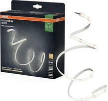 "Osram Flex COB" lauko 5 m LED juosta, balta, 22 W, 800 lm, šiltai balta šviesa, COB technologija, vienodas šviesos pasiskirstymas, ilgas tarnavimo laikas, paprastas montavimas, IP44 apsauga, 3000 K