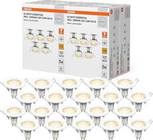 "Osram Recess Essential" LED prožektorių rinkinys GU10 5 x 2,6 W GU10 baltas, 20 vnt.