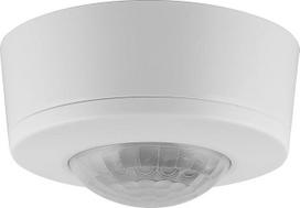 "Osram SENSOR" lubinis šviestuvas su 360° judesio jutikliu, baltas plastikas, IP44 apsauga, skirtas laiptinėms ir tualetams
