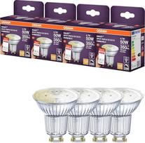 "Osram Smart LED Spot PAR16 Reflector GU10", 4,7 W, "ZigBee 3.0", reguliuojamas, 2700 K šiltai balta, programėlės valdymas, "Alexa", "Smart Home