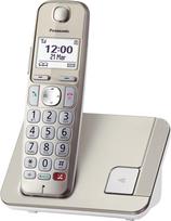 "Panasonic" KX-TGE250GN belaidis telefonas (iki 1000 telefono numerių užrakinimas, aiškus šrifto dydis ir ryškus kontrastas, itin garsus ragelis, dvipusis laisvų rankų skambutis)