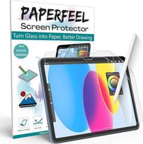 "Paperfeel" plėvelė "iPad A16/11th/10th Generation 11/10.9 Inch 2025 2022" modelio apsauginė plėvelė, matinio popieriaus ekrano apsauga rašymui, piešimui, nuo atspindžių, pirštų atspaudų, nuo įbrėžimų, 2 vnt.