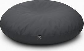 "PATCH HOME" "Patchhome Bean Bag", "2-in-1" sėdynės pagalvėlė su užtrauktuku, iš anksto užpildyta grindų pagalvėlė, fotelio pagalvėlė BeanBag (antracitas, 100 cm skersmens)
