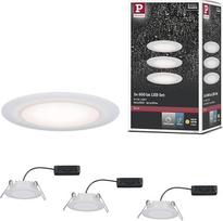 "Paulmann Suon 999.40 Premium Recessed Light Set LED Dimmable 2700 K 3 x 6,5 W 230 V Satin Finish
