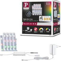 "Paulmann" 78865 LED juosta "MaxLED 250 Basic Set Smart Home Zigbee" 1,5 m IP44 9W 300lm 30LEDs/m RGBW+ 24VA Dimmable Silver Plastic