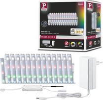 "Paulmann" 78867 LED juosta "MaxLED 250 Basic Set Smart Home Zigbee" 5 m IP44 22W 1000lm 30LEDs/m RGBW+ 36VA Dimmable Silver Plastic