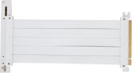"PCIE 4.0 X16 Riser" kabelis su 128Gb/s duomenų perdavimo sparta, GPU išplėtimas su EMI apsauga, lenkiamas ir lankstus (20 cm)