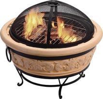"Peaktop" HR26303AA-S Lauko ugniakuras 68 cm apvalus sudėtingo dizaino
